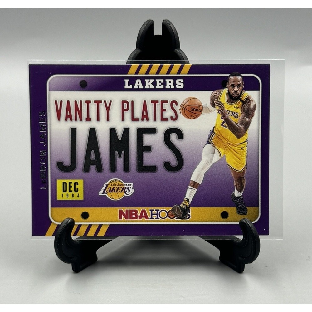 2020-21 Hoops Winter‎ #3 LeBron James Vanity Plates